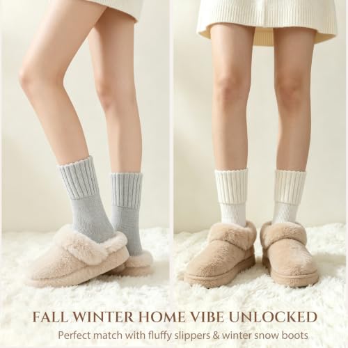 Thumbnail 4 de Wamicu Chaussettes d’hiver femme épaisses, 3 paires, pointure EU 39-42