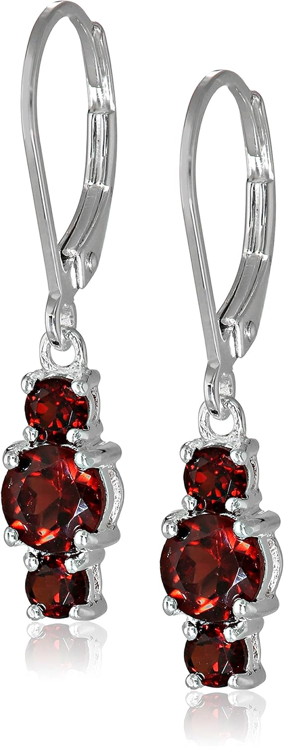 Thumbnail 6 de Amazon Essentials gemstone leverback earrings