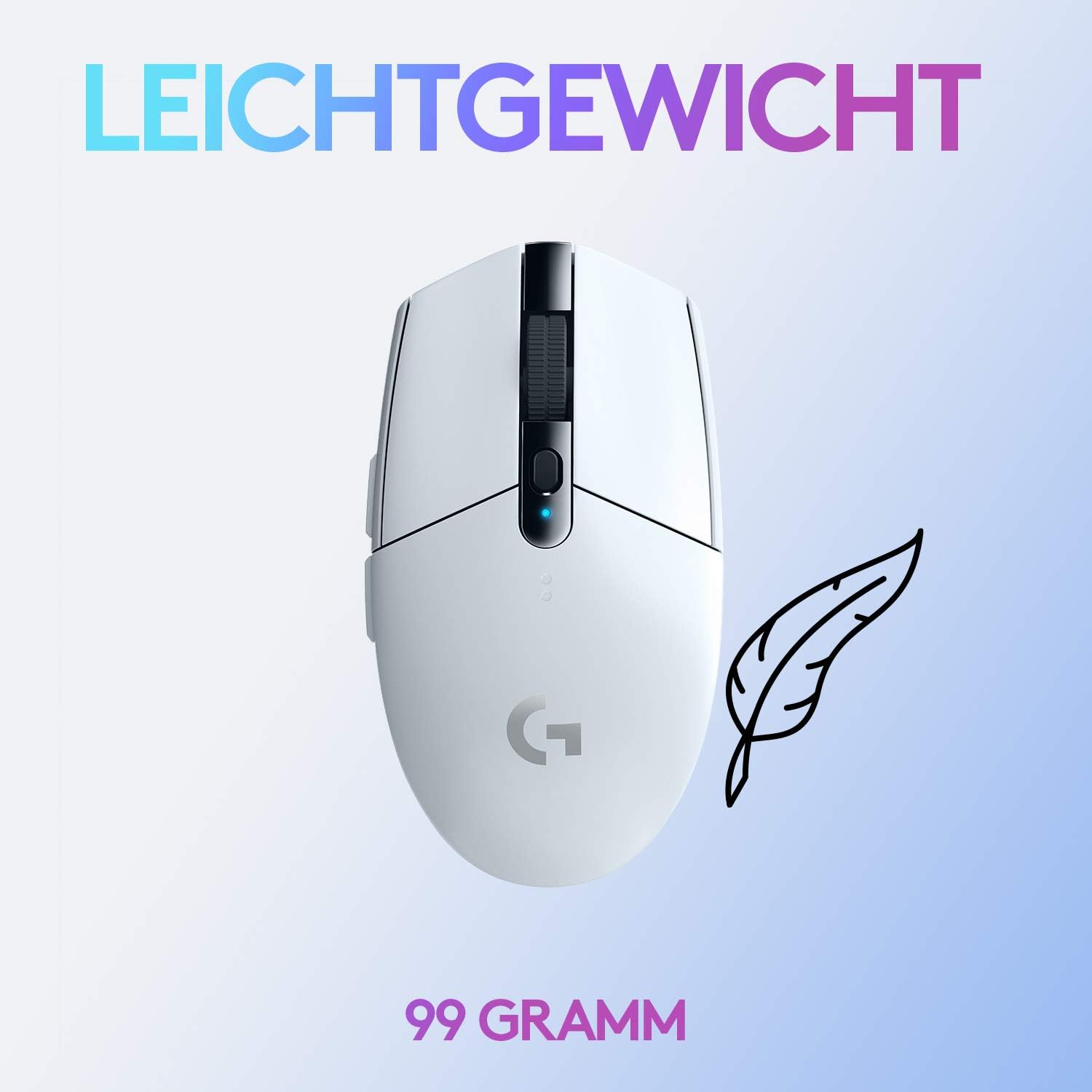 Detalle 2 de Logitech G305 kabellose Gaming-Maus 250 Std đź–±
