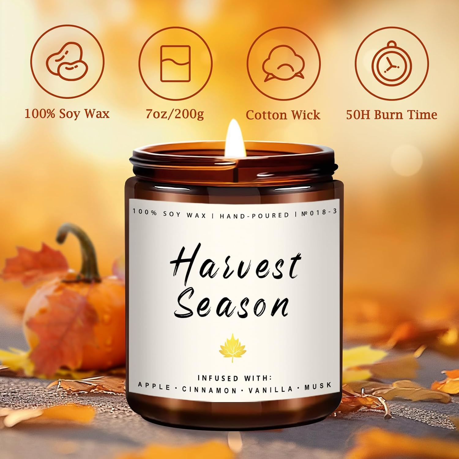 Thumbnail 4 de Auelife Fall Candle Set 4-Pack scented candles 🕯