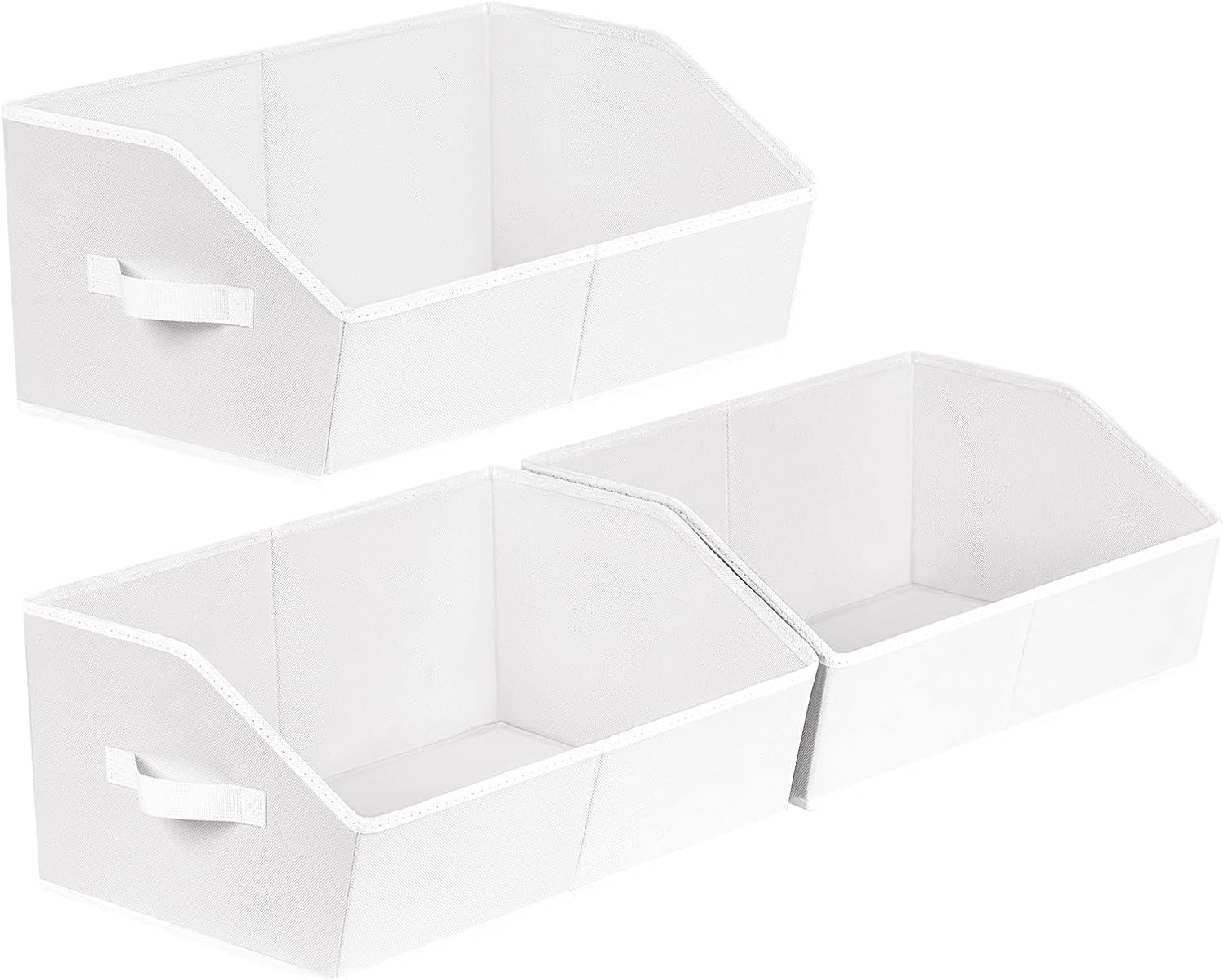 Detalle de Homsorout Closet Baskets Trapezoid 10 Pack