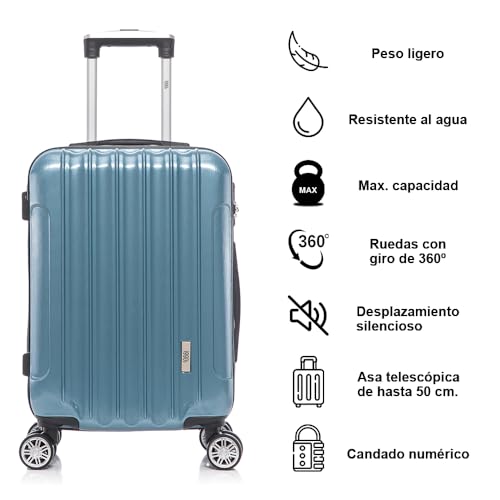 Thumbnail 2 de 1990s Maleta de Cabina Policarbonato 55x40x20cm (40L) – Azul, 20