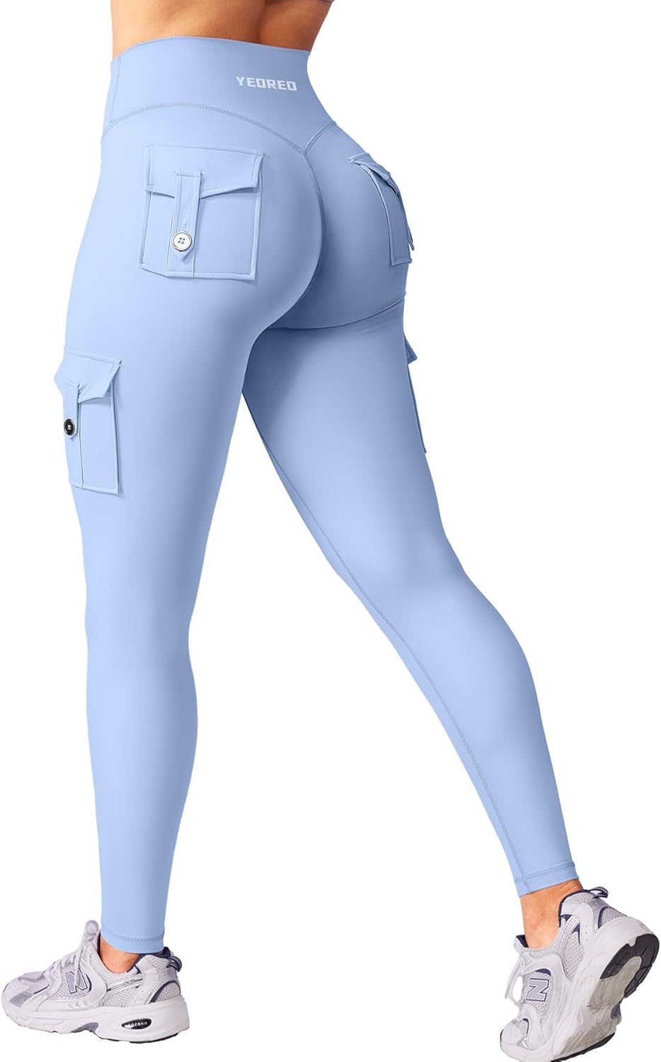 Thumbnail 6 de YEOREO CoreFlex Sports Leggings for Women with Pockets – High Waist, Scrunch Back, Seamless Push Up