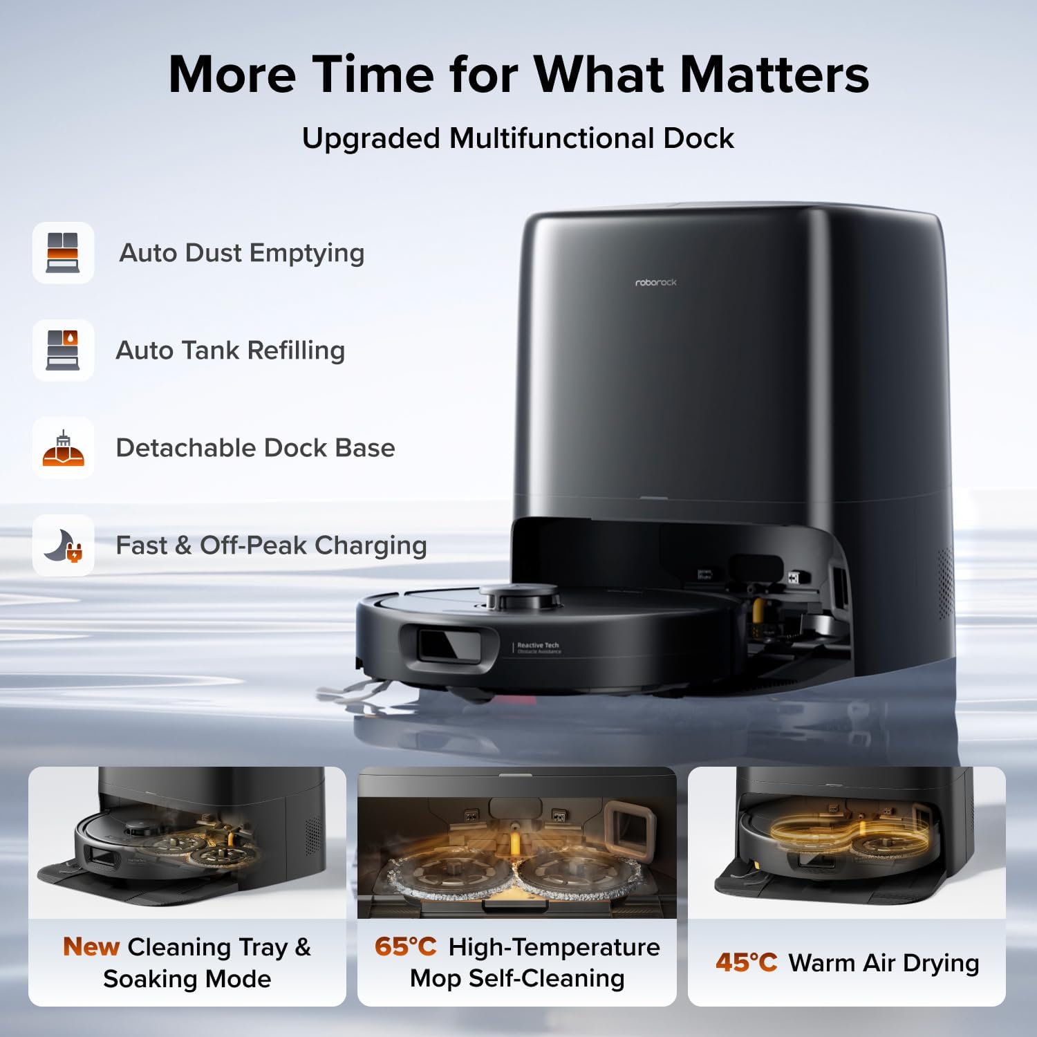 Thumbnail 6 de roborock Qrevo 2 Pro Robot Vacuum and Mop, 20,000 Pa Suction, FlexiArm Edge Mopping