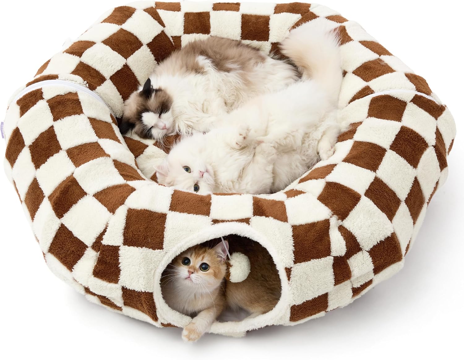 Detalle de Lesure Cat Tunnel Bed 39.5 x 39.5 x 10 in