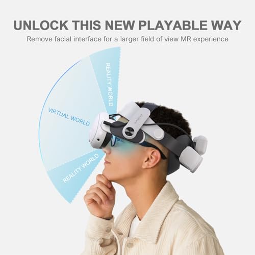 Detalle de BOBOVR M3 Pro: Batería y Correa para Cabeza Compatible con Meta Quest 3/Quest 3S, Carga Magnética y Intercambio Rápido