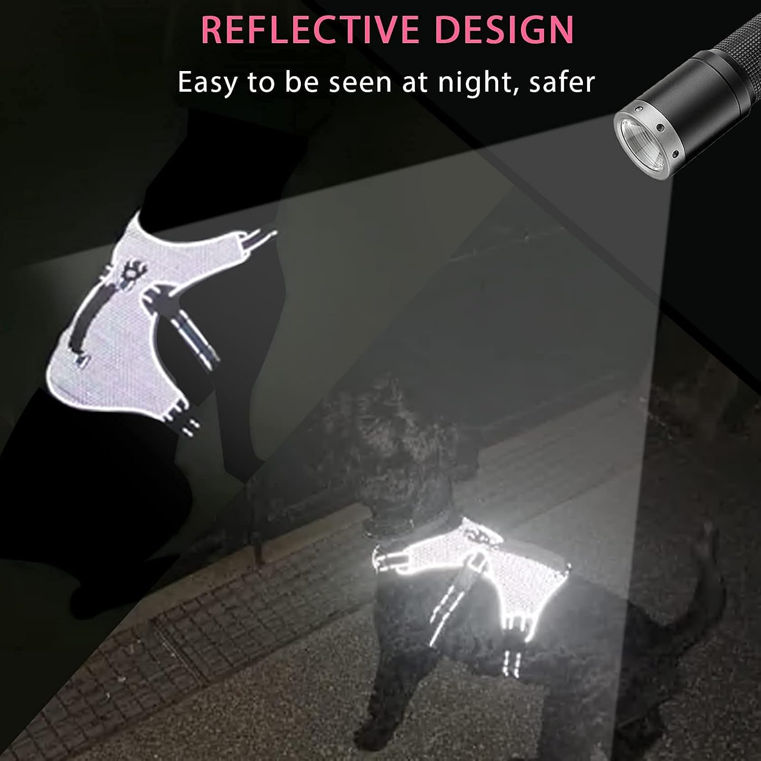 Thumbnail 4 de BELPRO Multi-Use Support Dog Harness L Pink