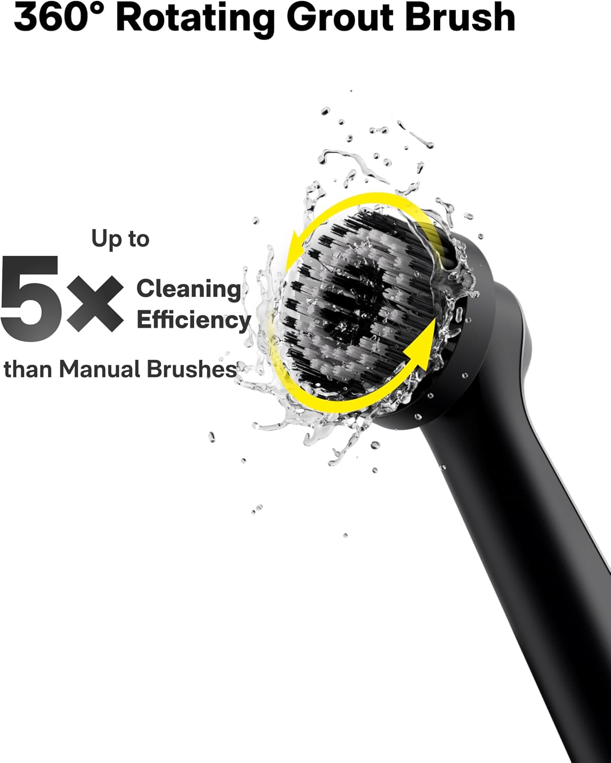 Detalle 2 de HOTO Wand Electric Spin Scrubber grout cleaning