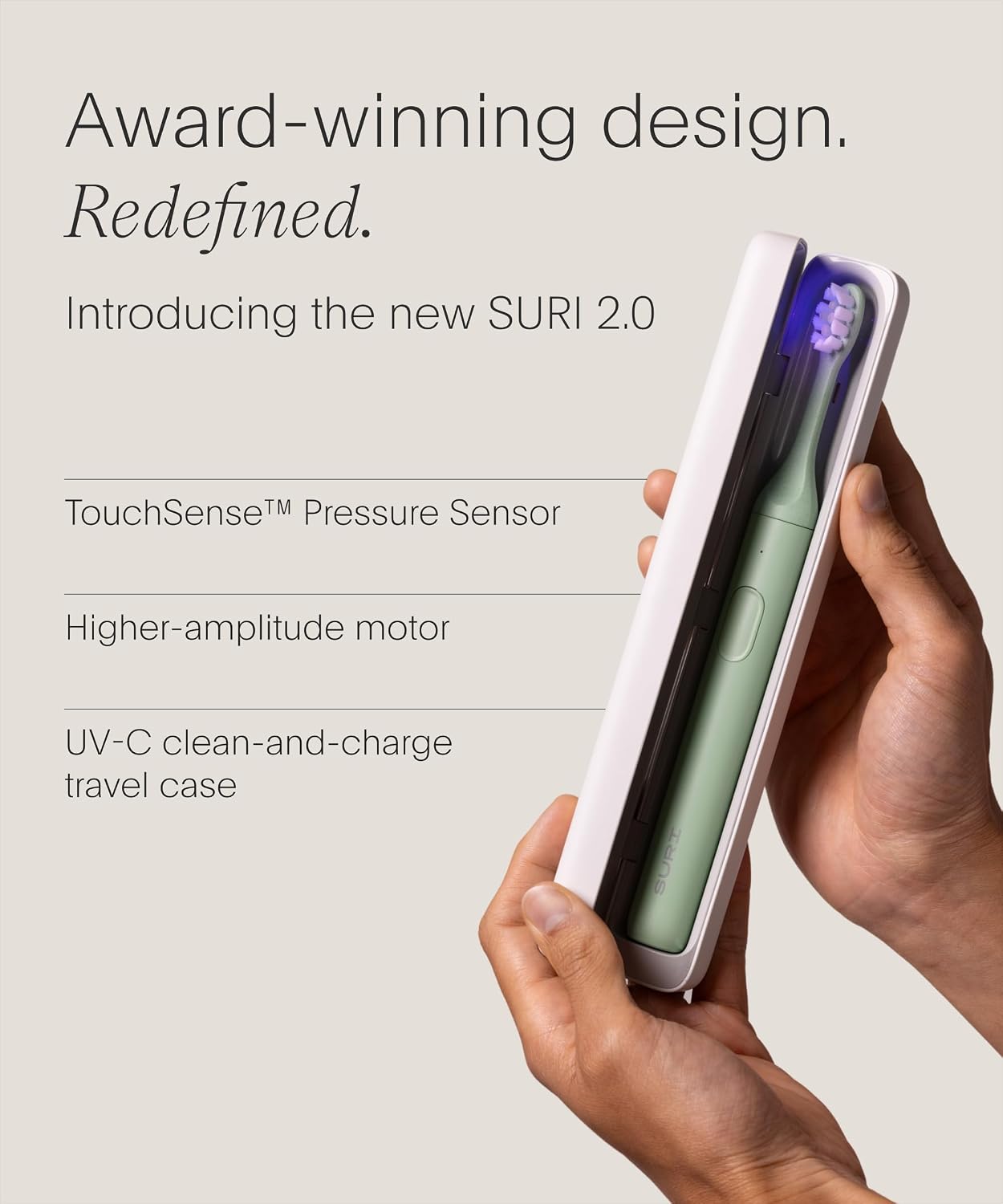 Detalle 2 de SURI 2.0 Sonic Toothbrush 40+ Day 🦷