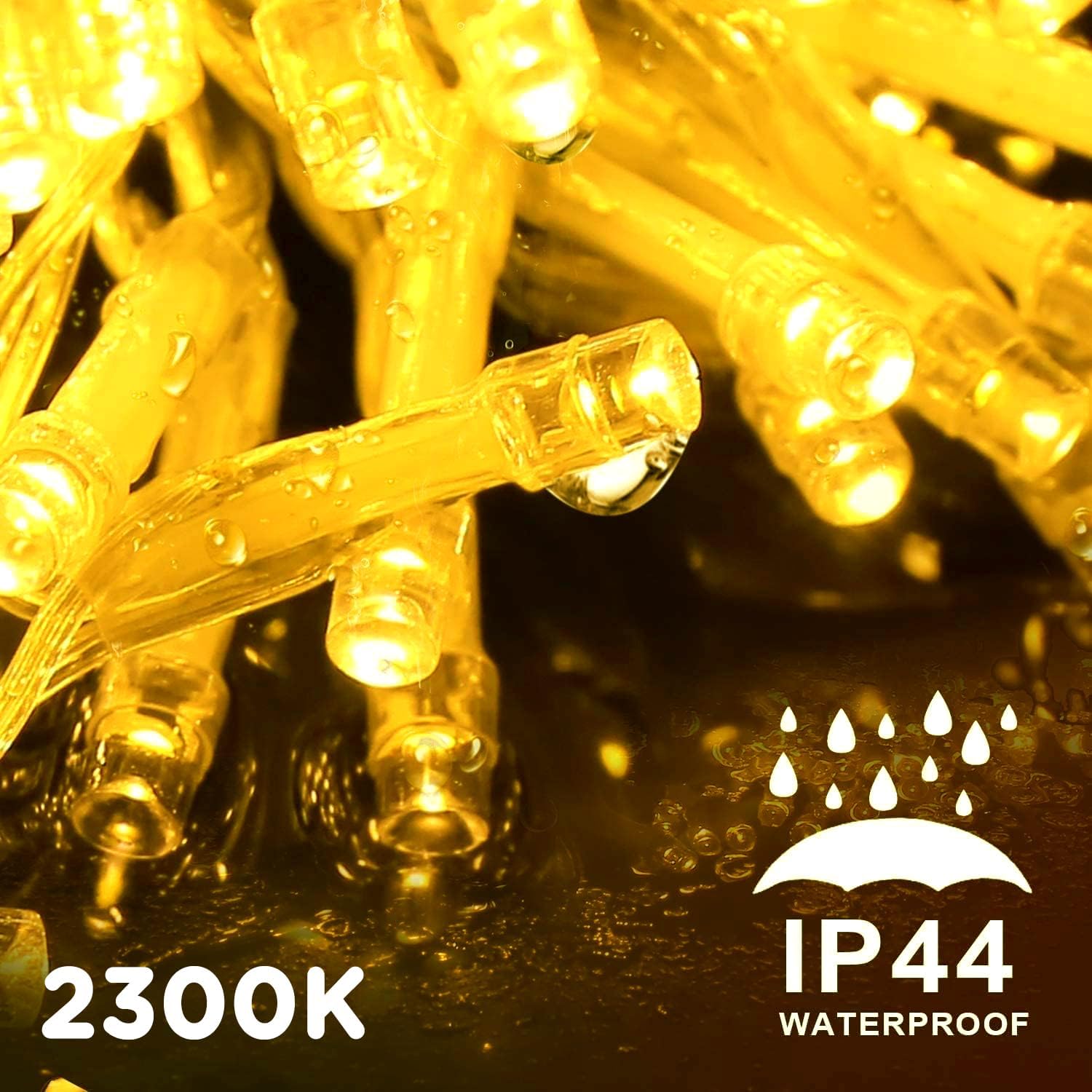 Thumbnail 2 de Quntis CL-A1000C LED String Lights, 83 ft, 1,000 Warm Yellow LEDs