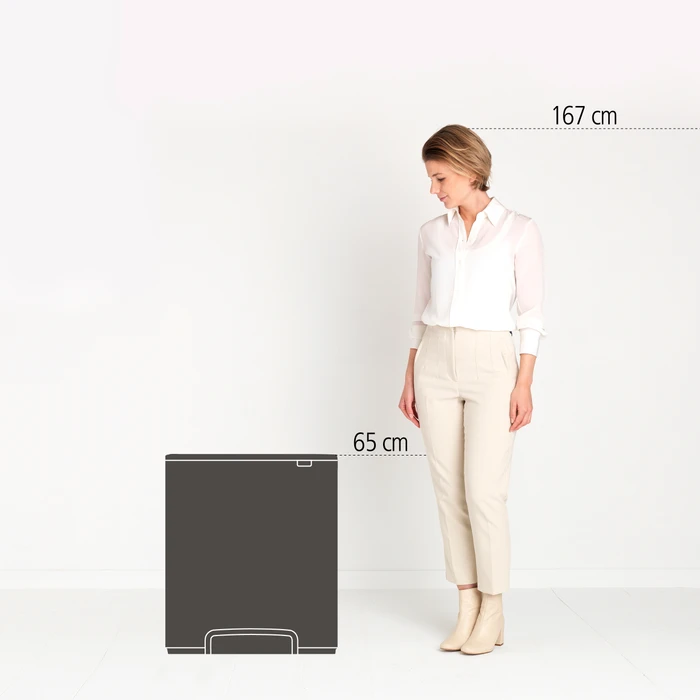 Thumbnail 14 de Brabantia Bo Pedal Bin 60 Liter Platinum