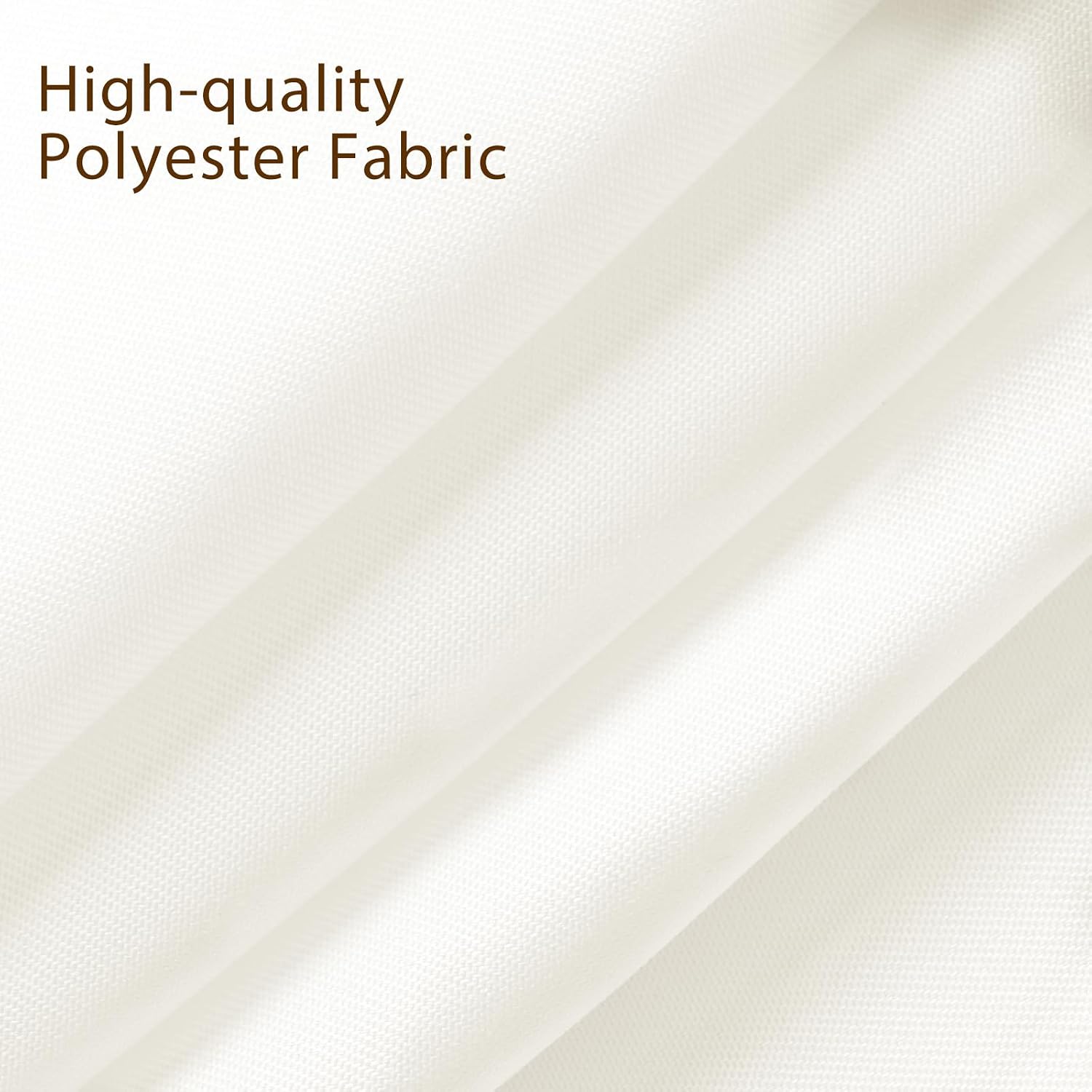 Detalle de Fixwal 6 Pack Ivory 70 x 120 Inch Rectangle Tablecloths