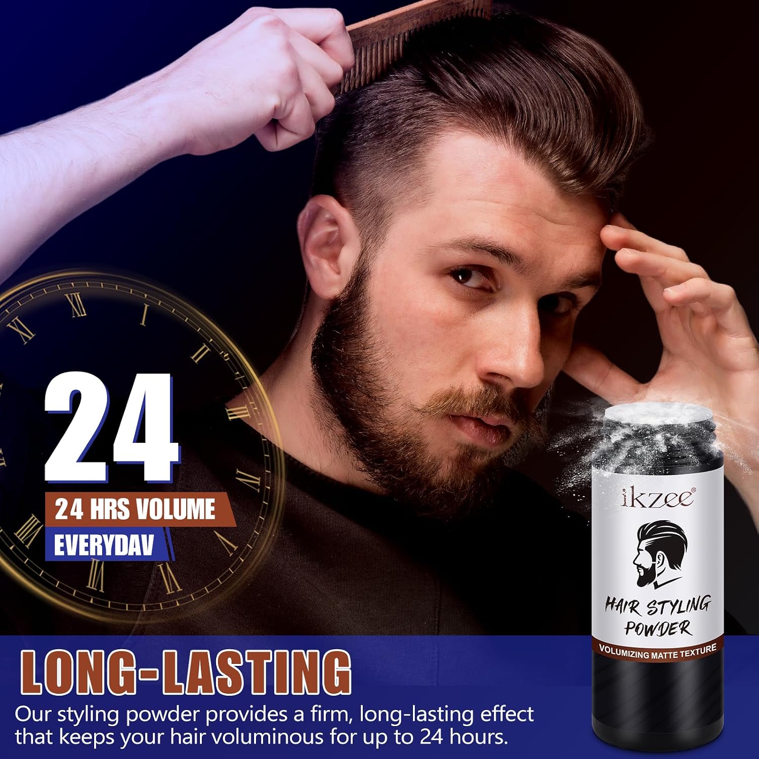 Detalle de Hair Styling Powder – Texturizing Powder volumizzante opaca (2 Pack)
