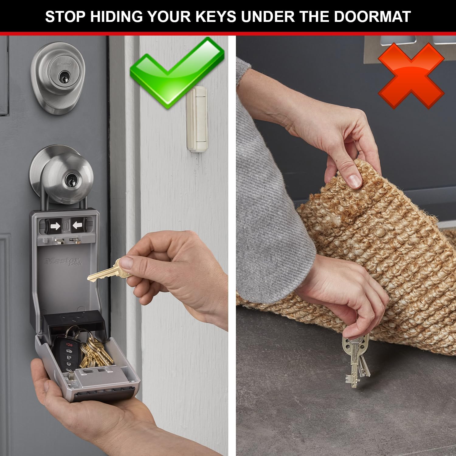 Detalle de Master Lock Key Safe with New Innovative Design – Large Capacity, High Security