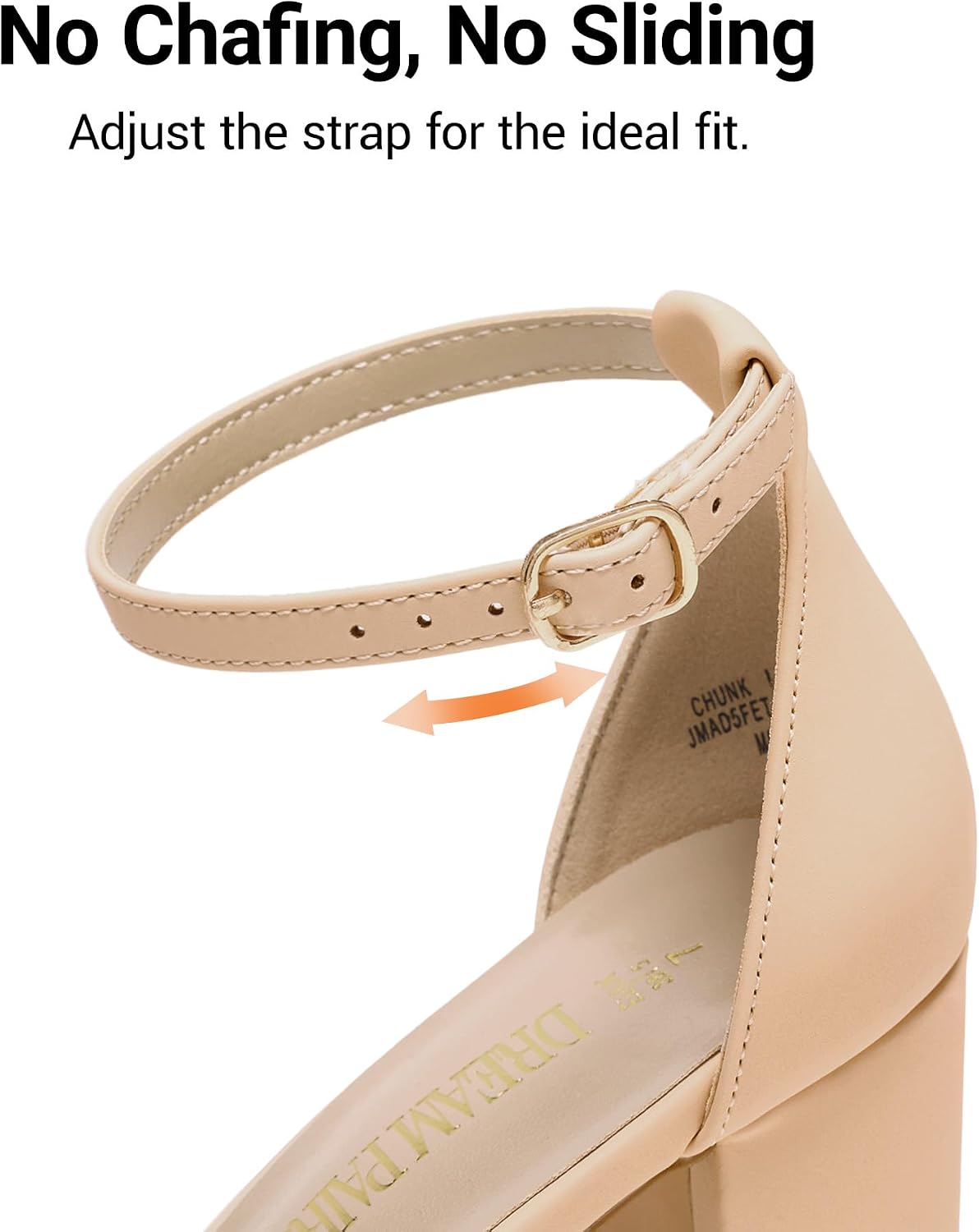 Detalle 2 de DREAM PAIRS Women's Chunky Block Heel Sandals