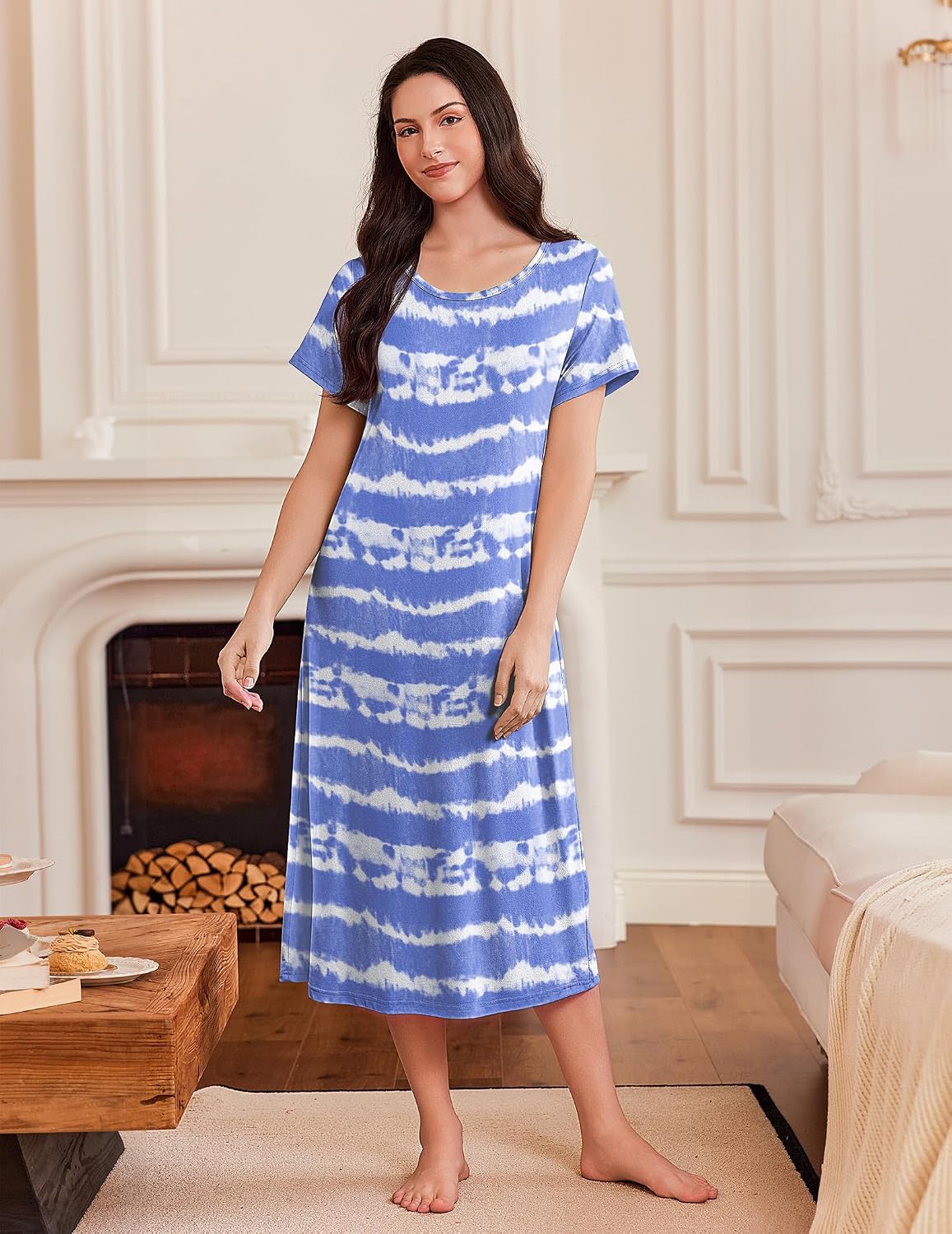 Thumbnail 1 de Ekouaer Long Nightgowns, 95% Polyester