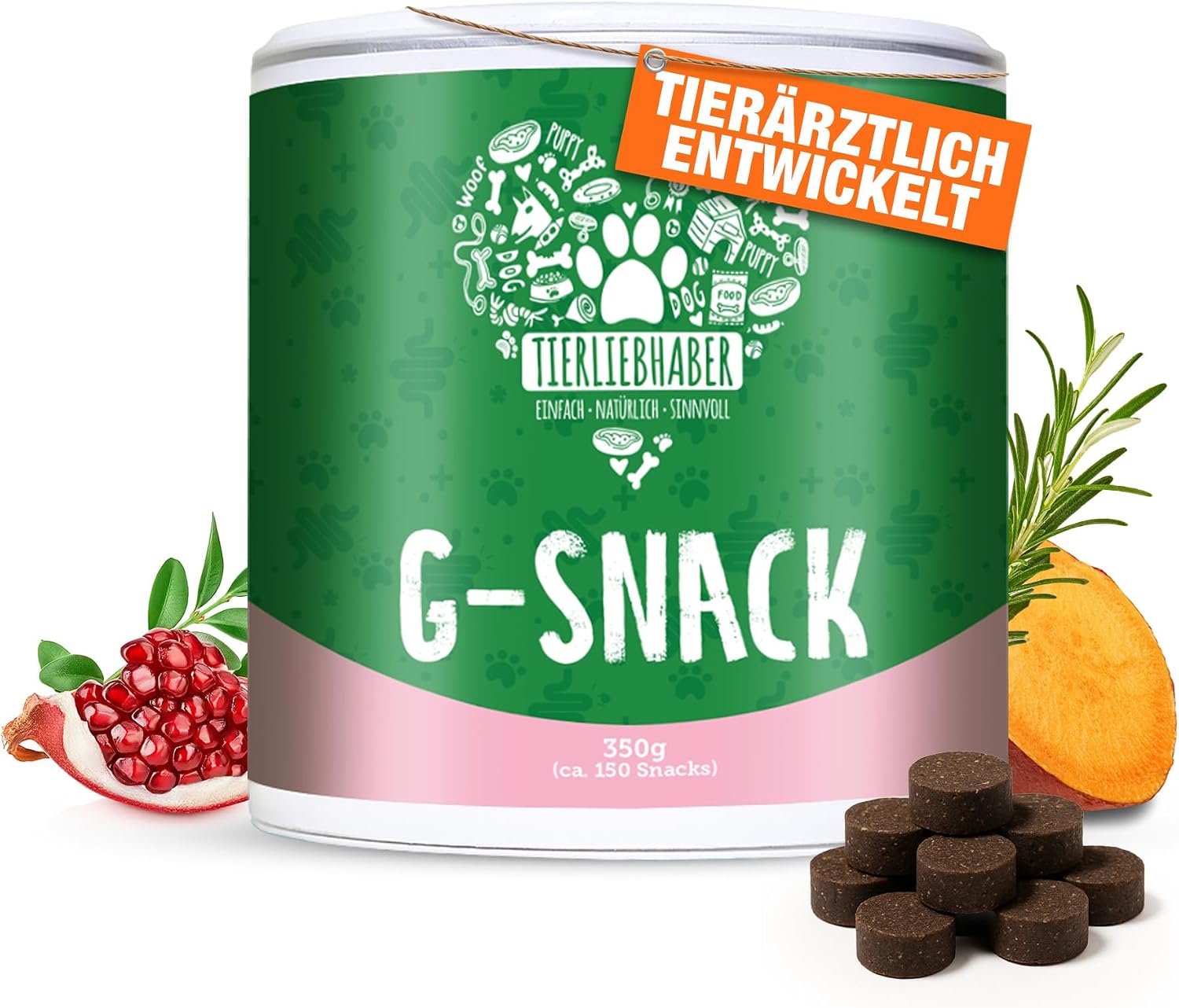 Detalle de TIERLIEBHABER G-Snack 350g Hundeleckerli