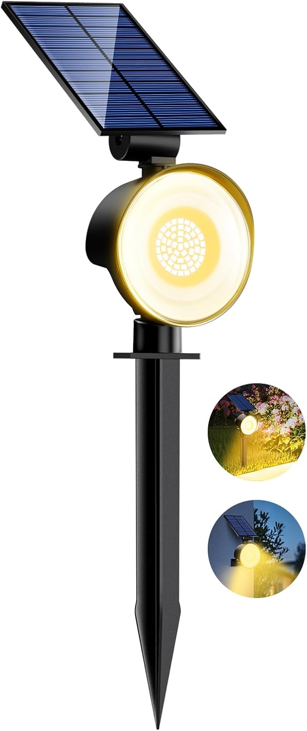 Thumbnail 6 de nipify Faretti Solari a Led da Esterno: 3 Modalità, impermeabili e facili da installare