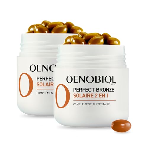 Detalle de OENOBIOL 2-en-1 Autobronzant + Préparateur Solaire Perfect Bronze – 2 mois