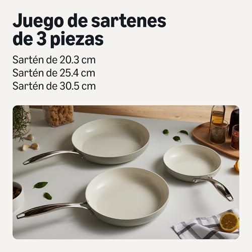 Detalle 2 de Amazon Basics 3 casseroles céramiques ⚙