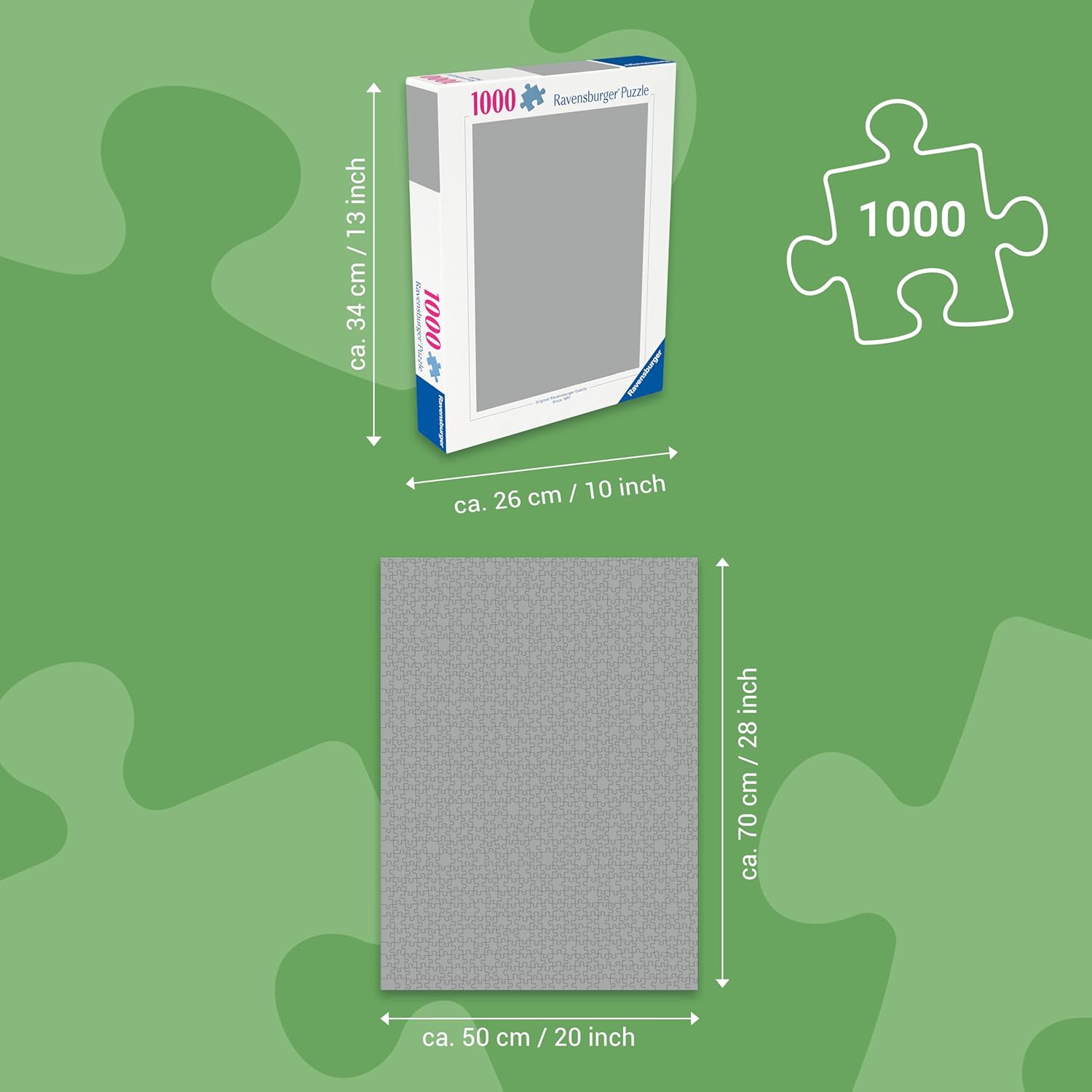 Thumbnail 4 de Ravensburger Puzzle 1000 Pezzi Cartolina dalla Liguria (70 x 50 cm) – Puzzle per adulti +14 anni