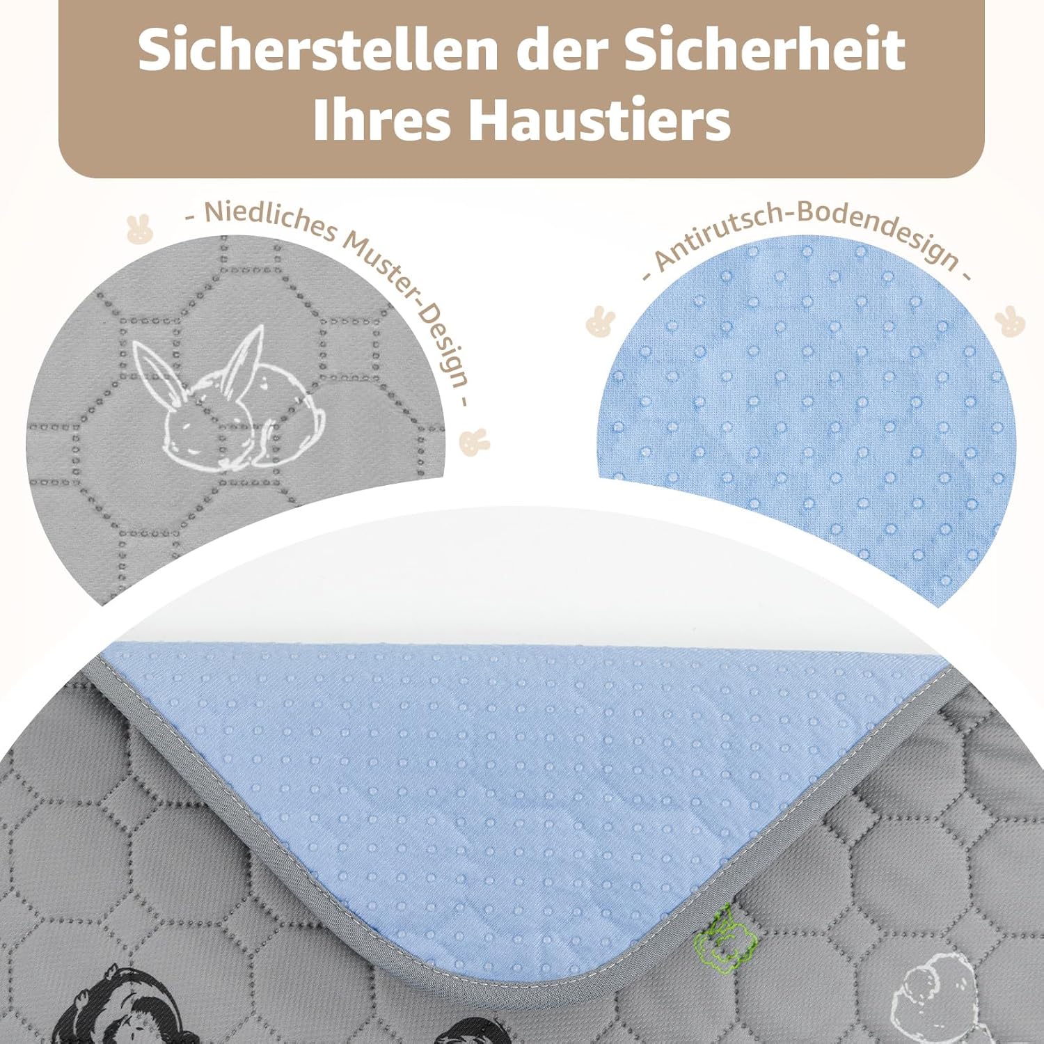 Thumbnail 3 de PICK FOR LIFE wasserdichte Pipipads für Meerschweinchen – Was Sie beachten sollten