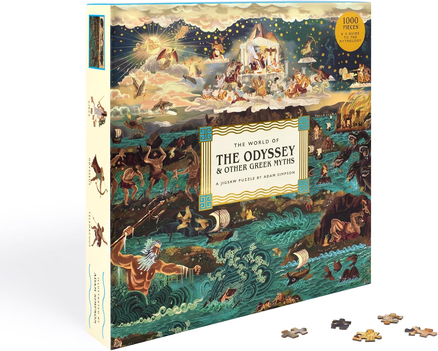 Detalle 1 de Laurence King Odyssey jigsaw puzzle, 1,000 pieces
