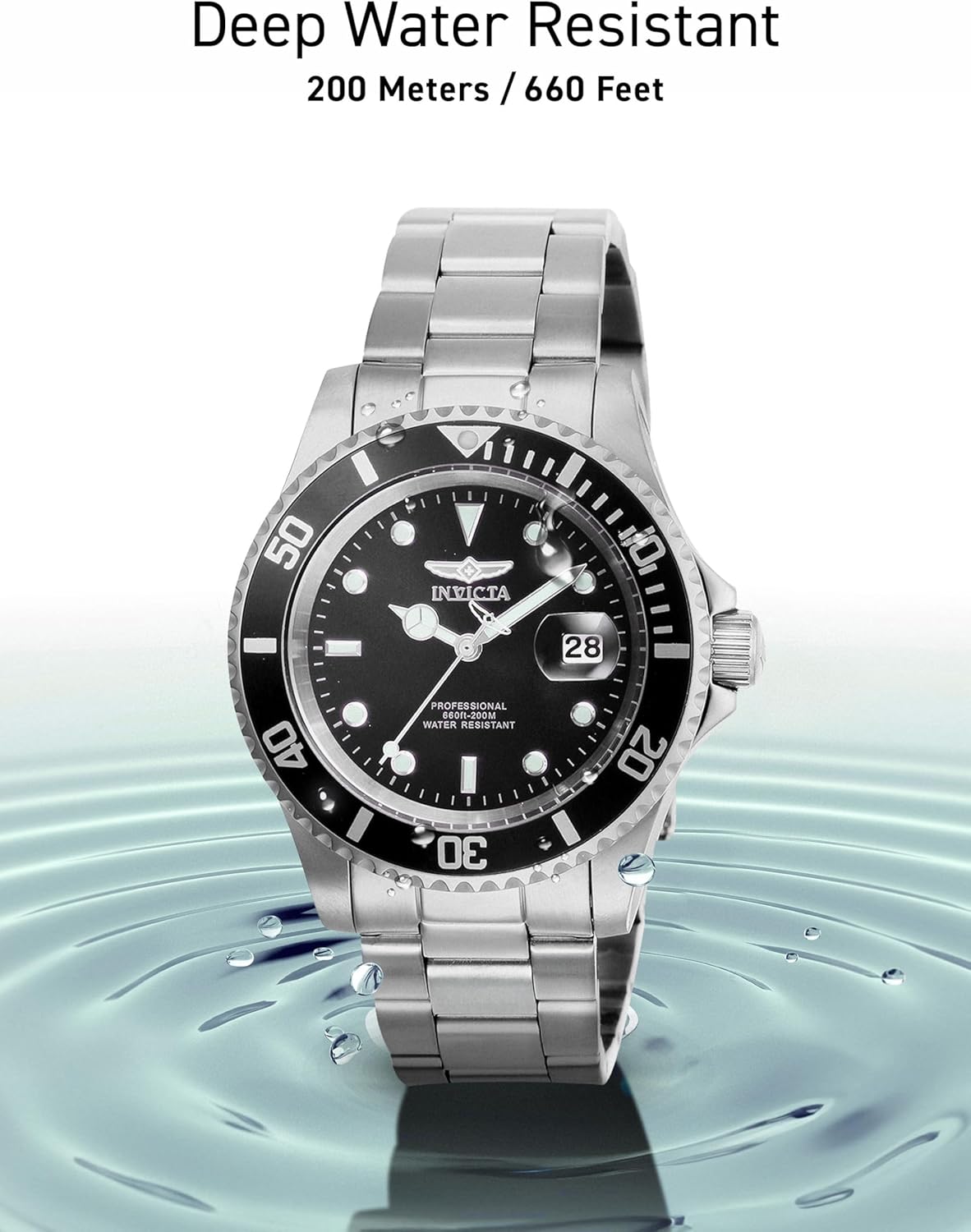 Thumbnail 4 de Invicta Pro Diver Edelstahl Quarzuhrwerk für Herren (40 mm) – 26970