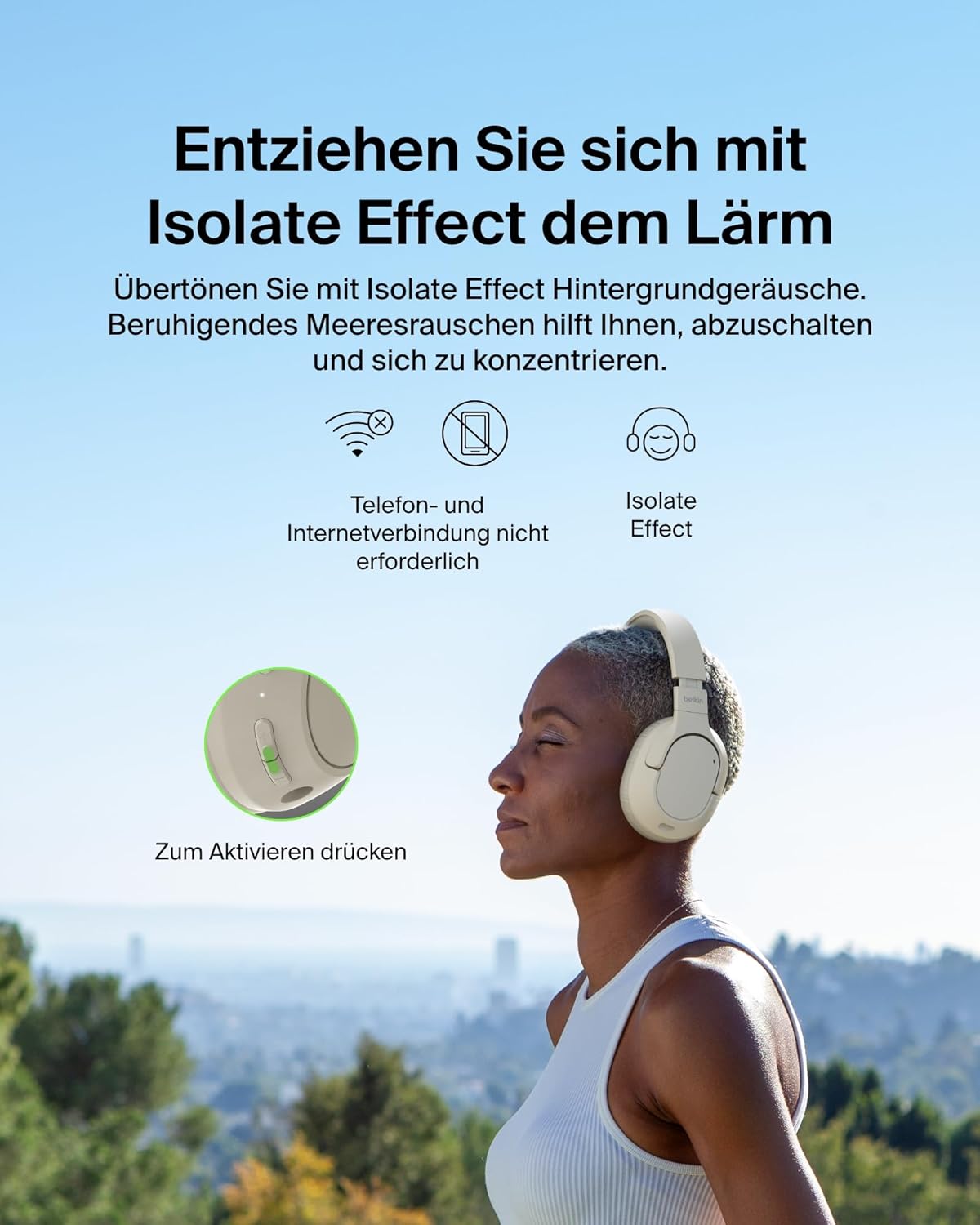 Thumbnail 3 de Belkin SoundForm Isolate Kopfhörer
