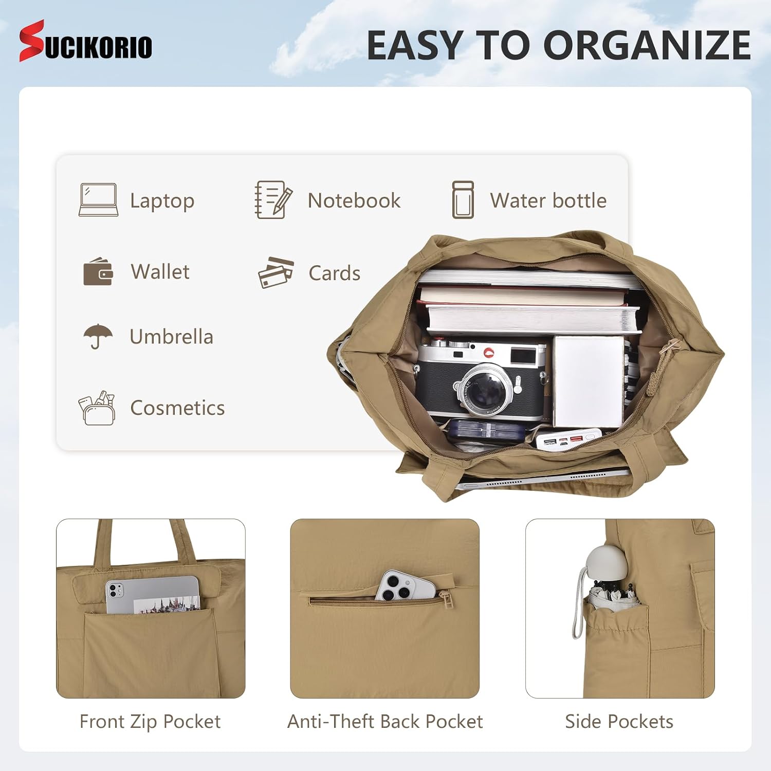 Thumbnail 5 de SUCIKORIO cabin bag 40 x 30 x 10cm