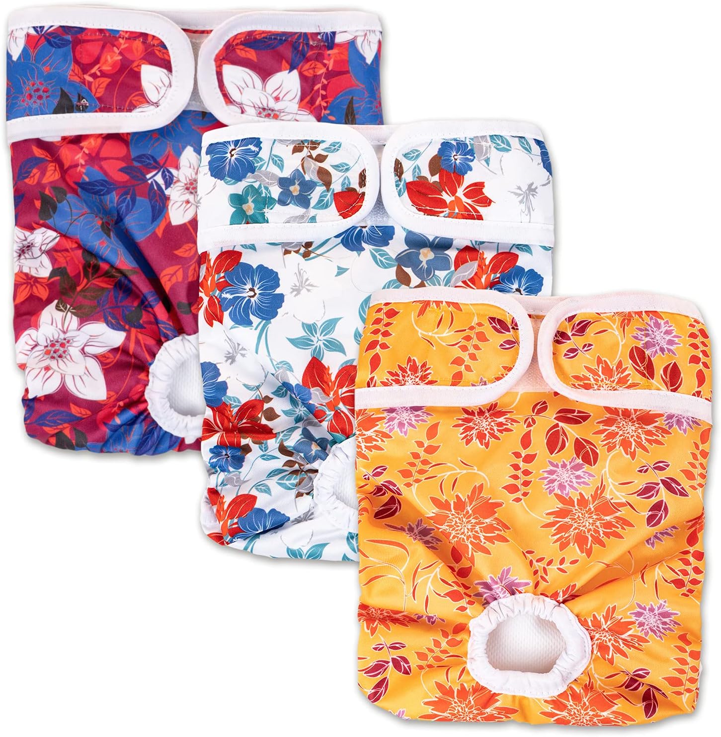 Thumbnail 6 de Pet Soft Dog Nappies Female washable period pants – reusable incontinence & heat nappies, 3-pack