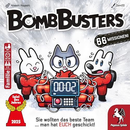 Detalle de Bomb Busters – Pegasus Spiele (Familienspiel, Gesellschaftsspiel)
