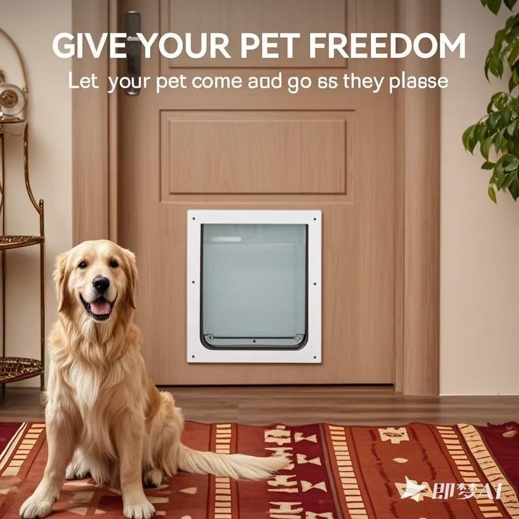 Thumbnail 6 de PAWISE 2 Way Dog Door with Lockable Flap (39x45cm) – Flexible, Transparent Flap, Easy Installation