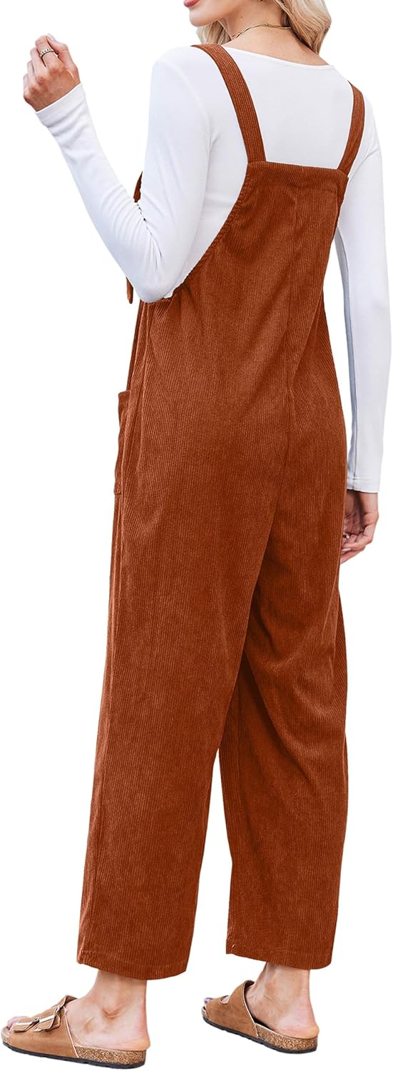 Detalle de Ekouaer Women's Corduroy Overalls