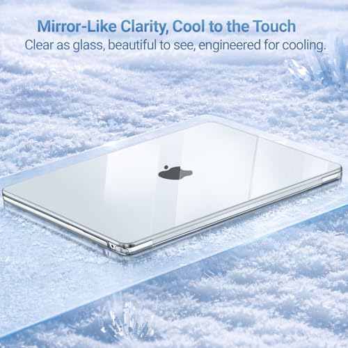 Thumbnail 3 de MOSISO Funda rígida transparente para MacBook Air 13,6” (Modelos A3449/A3240/A3113/A2681) 2022-2026 - carcasa de policarbonato