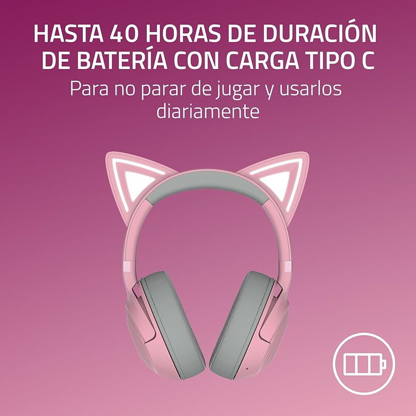 Thumbnail 6 de Razer Kraken Kitty V2 BT 🎧 Auriculares inalámbricos con orejas de gato