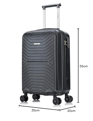 Thumbnail 9 de Flymax 55x35x20 Cabin Suitcase Carry On Hard Shell – 35L, 3‑Digit Lock, Telescopic Handle