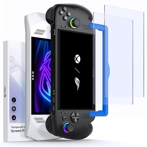 JSAUX Protector de Pantalla 7" para ROG Ally / ROG Xbox Ally (2 piezas) antirreflejos y cristal templado 9H