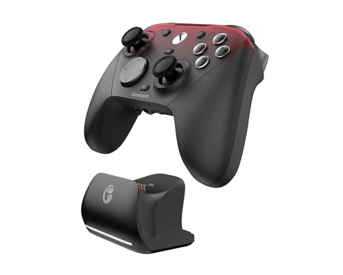 Detalle 2 de GameSir G7 Pro Shadow Ember: mando 1000Hz con estación de carga para Xbox y PC