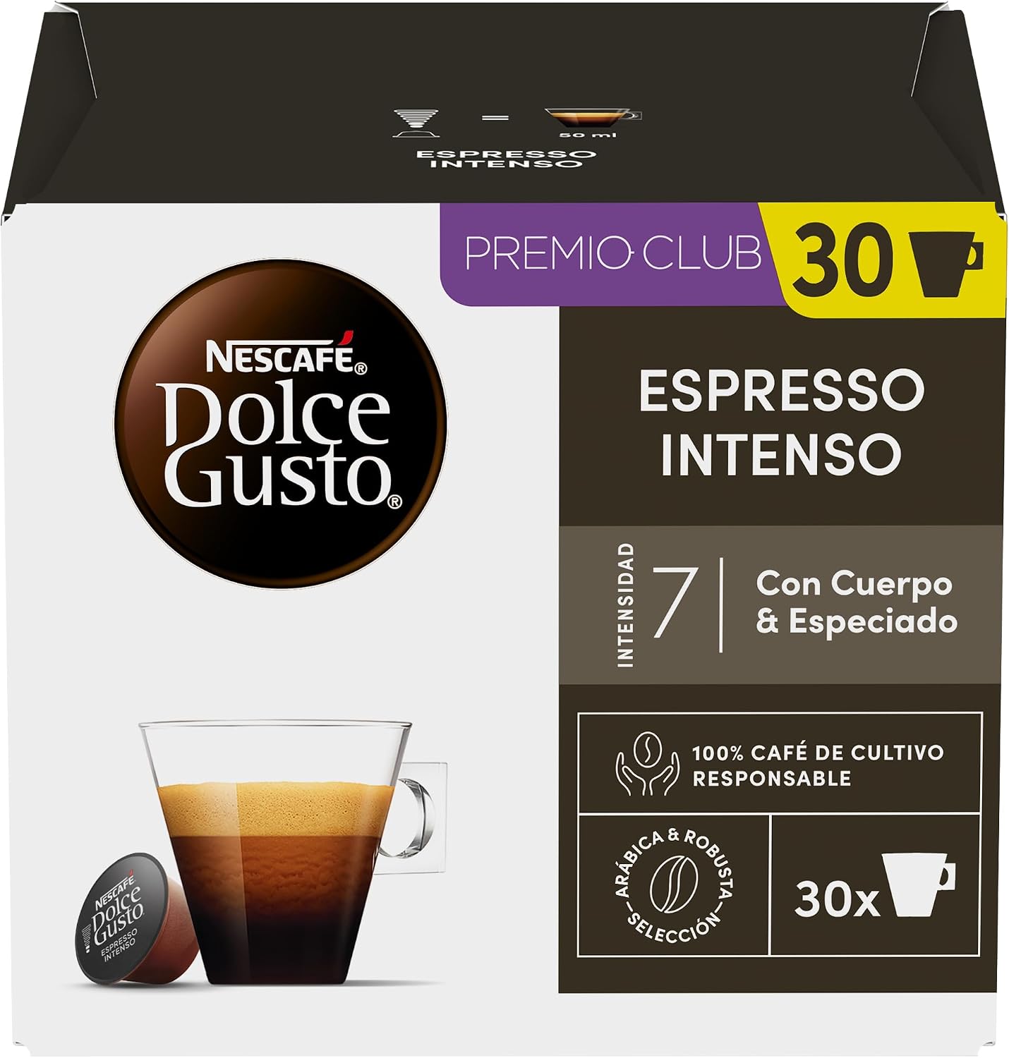 Detalle 2 de NESCAFÉ Dolce Gusto Espresso Intenso ☕ 90 cápsulas originales
