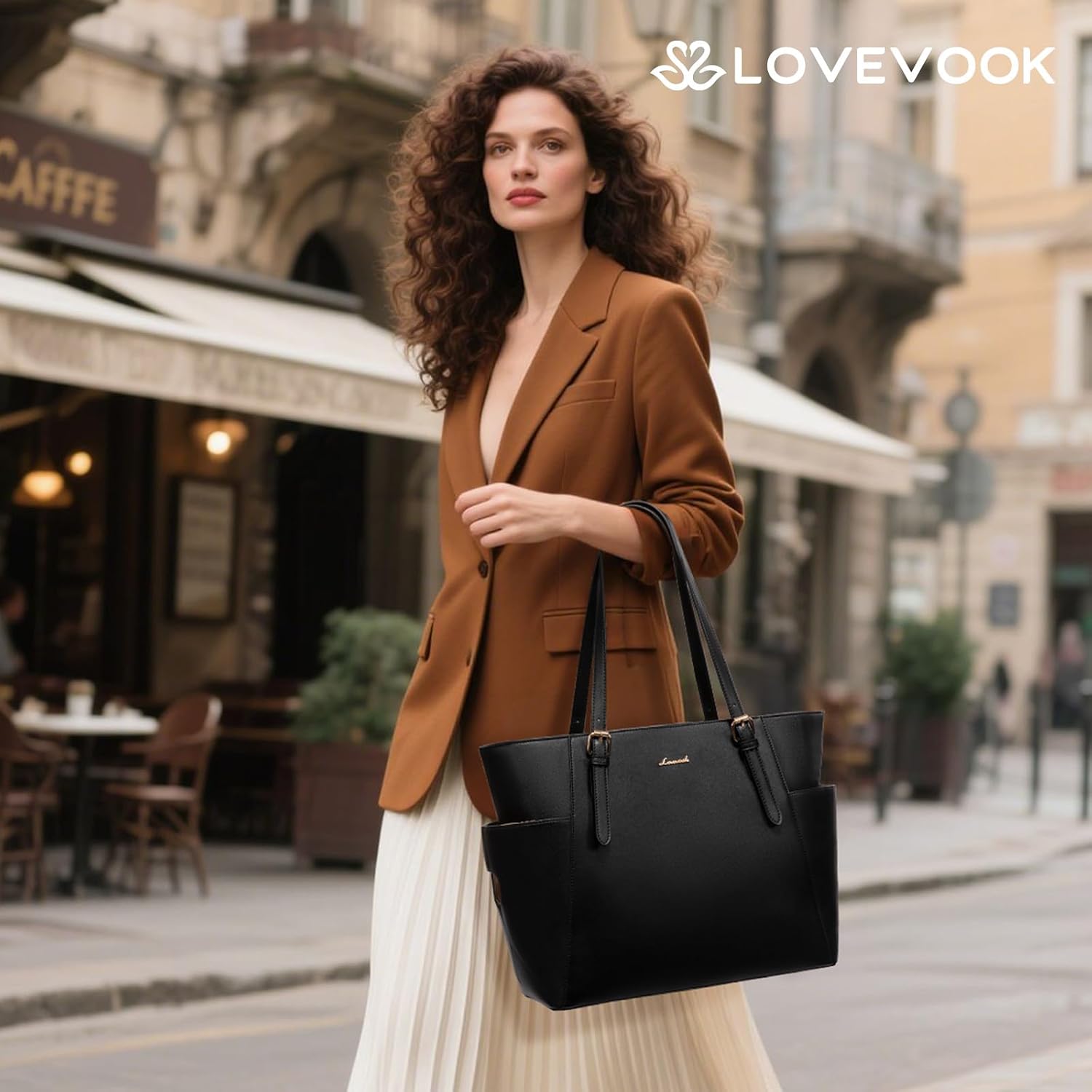 Thumbnail 1 de LOVEVOOK Designer Series Laptop Bag for Women – A stylish, organised tote with a padded 15.6" laptop compartment