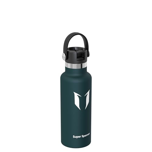 Detalle de Super Sparrow Sparrow Insulated Water Bottle Kids 500ml – Stainless Steel with Flip-Top Straw