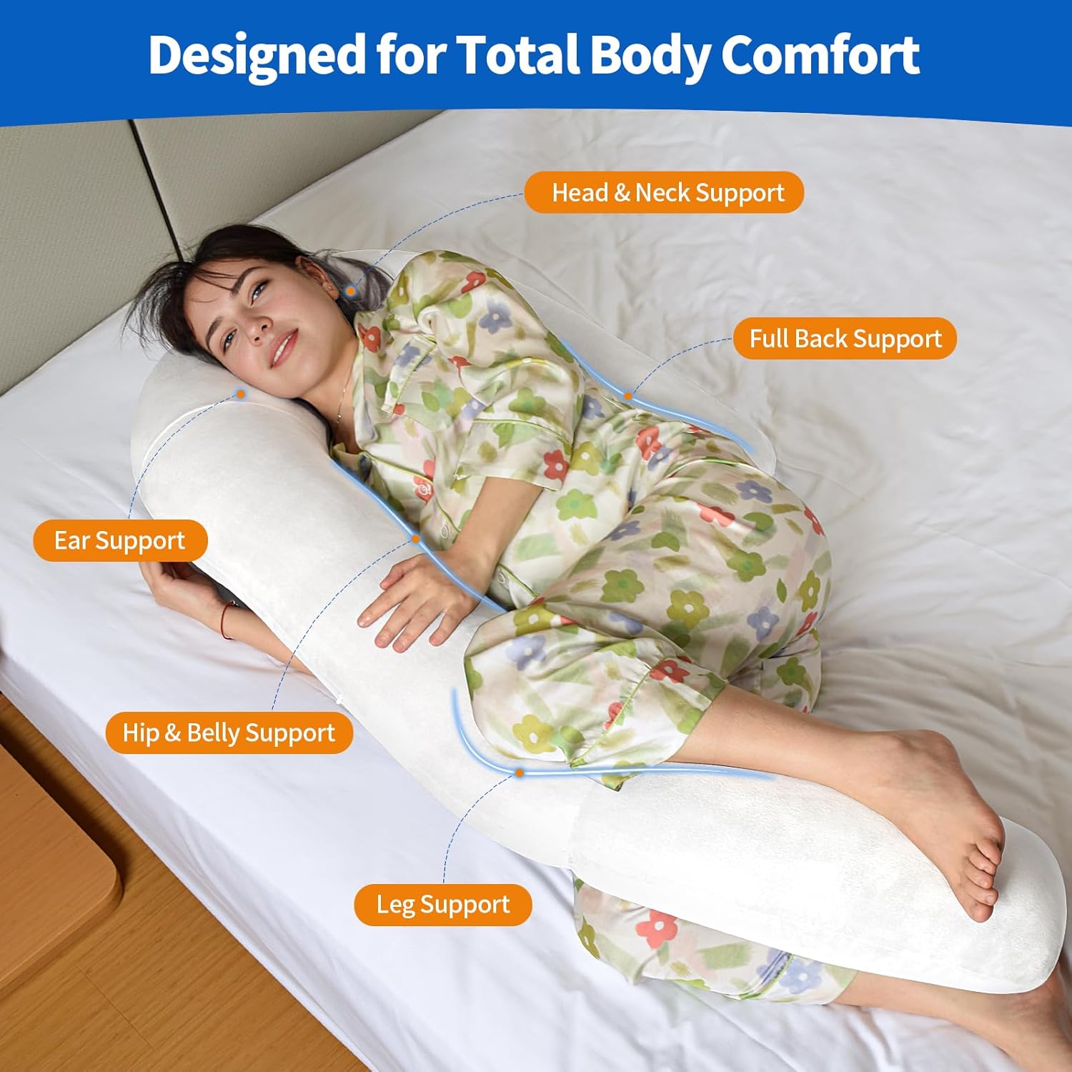 Thumbnail 2 de pozico Coussin de Grossesse U-Forme 130 cm