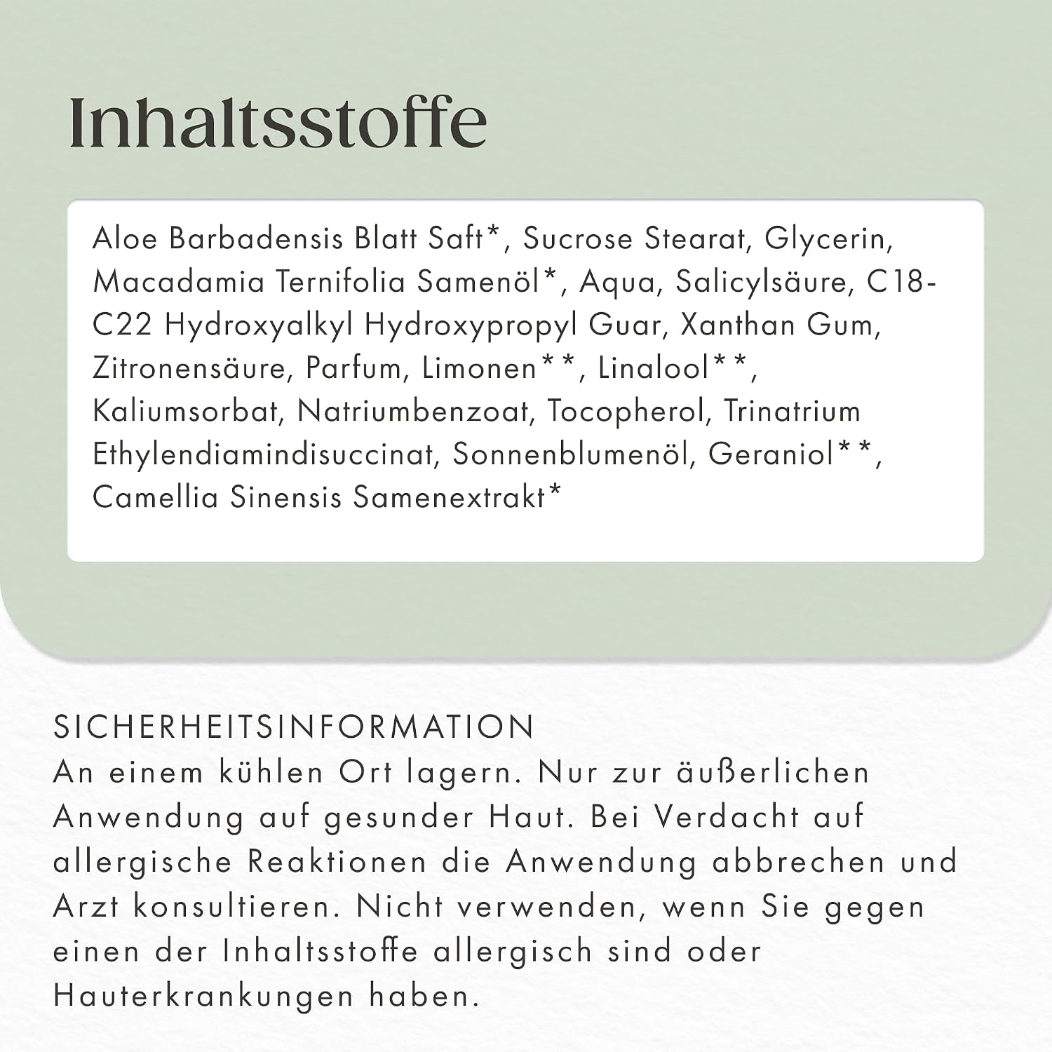 Thumbnail 6 de Satin Naturel Salicylsäure (BHA) Liquid Peeling 100 ml – sanftes Exfoliant für Gesicht & Hals mit Bio Aloe Vera, vegan
