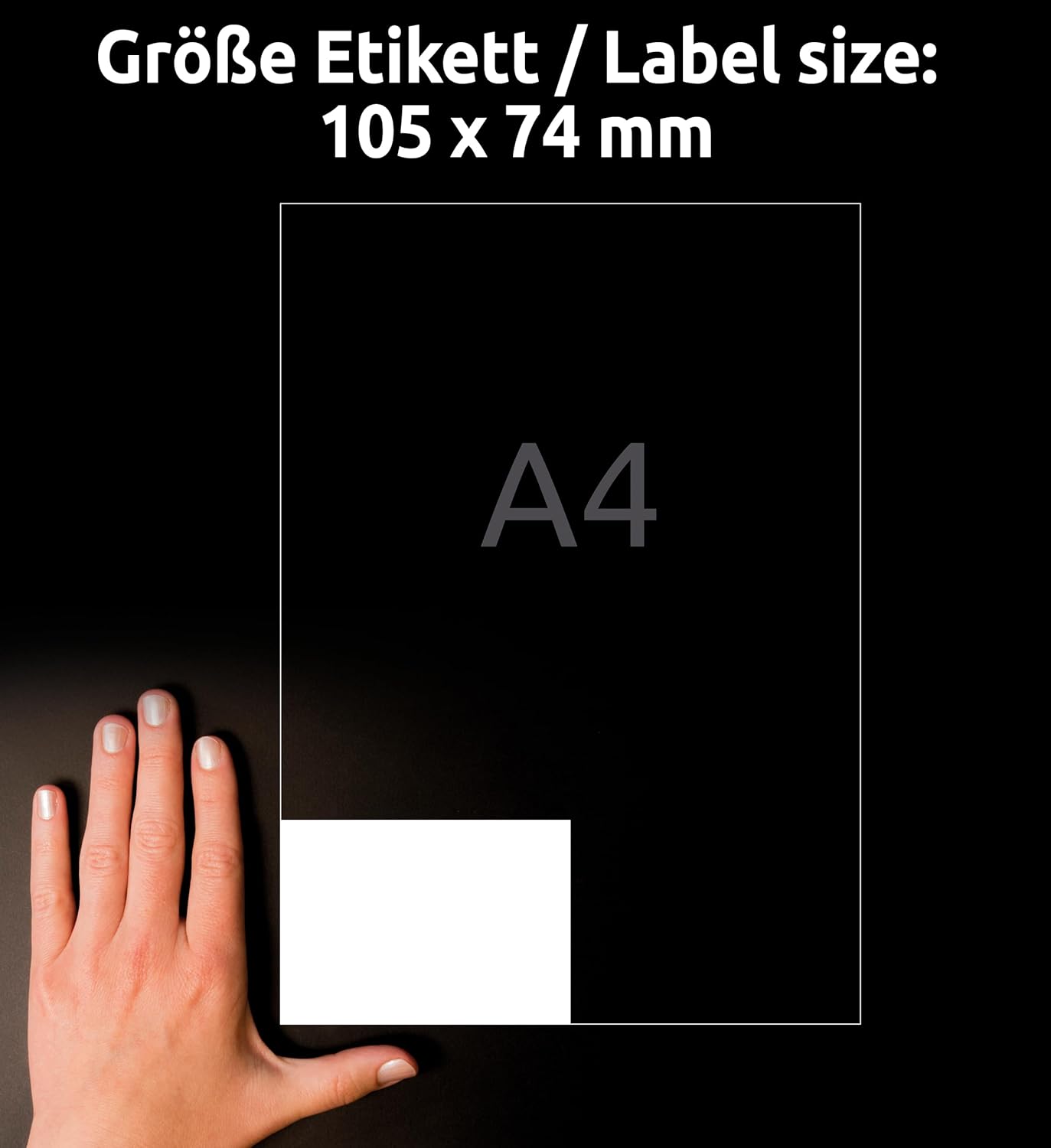 Thumbnail 3 de AVERY Zweckform 3427 Universal Etiketten 105x74 mm