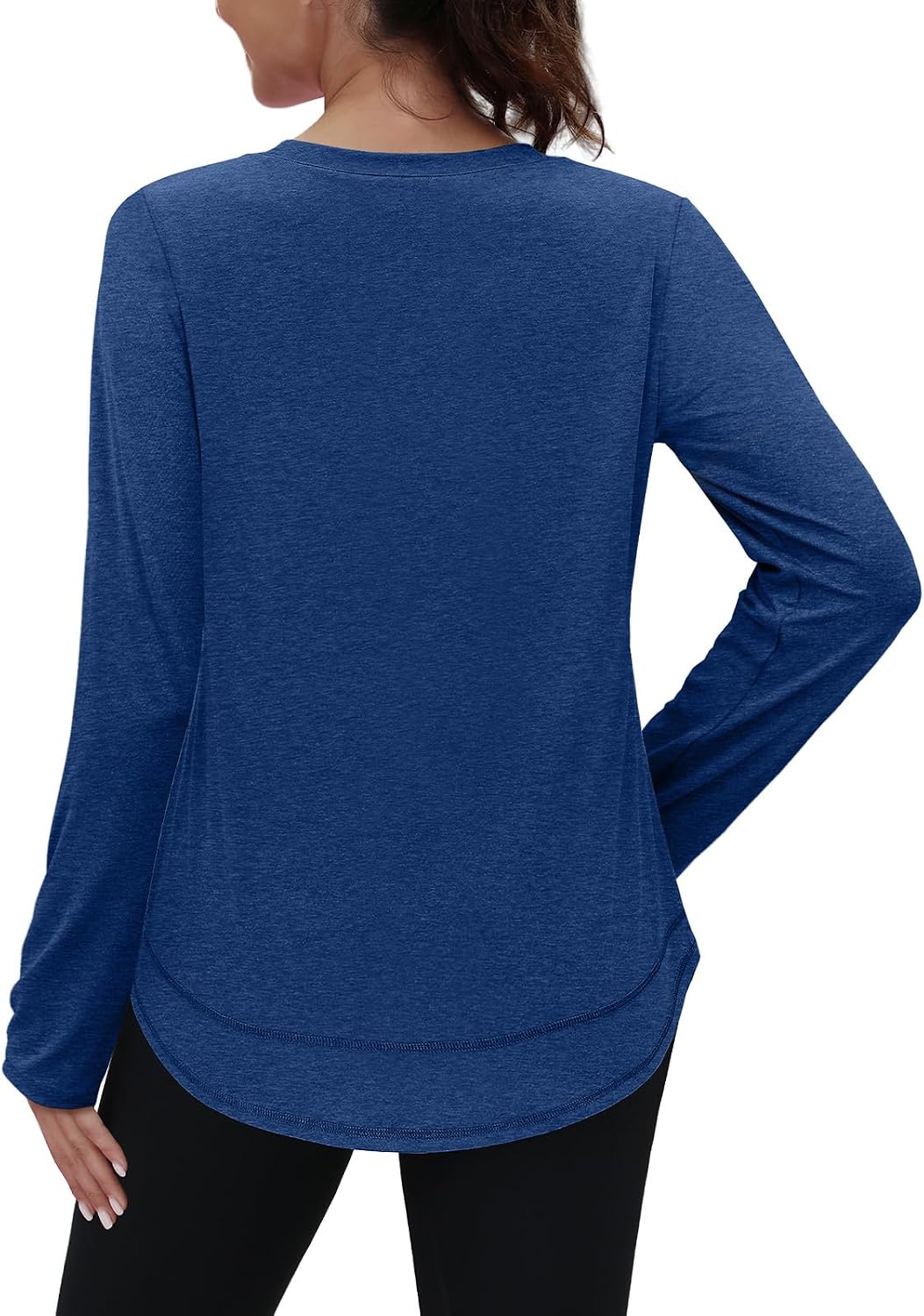 Detalle de XIEERDUO XIE-WTS9371 Women's Long-Sleeve Workout Shirt, UPF 50+, Quick-Dry