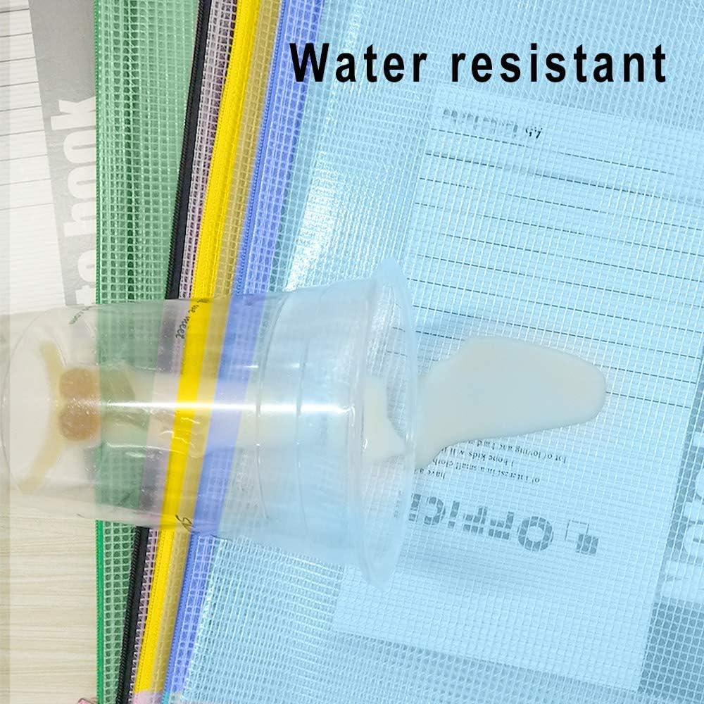 Thumbnail 1 de GoodtoU 36PCS A4 Zip Lock Plastic Wallets (Extra Thick) in 6 Colours