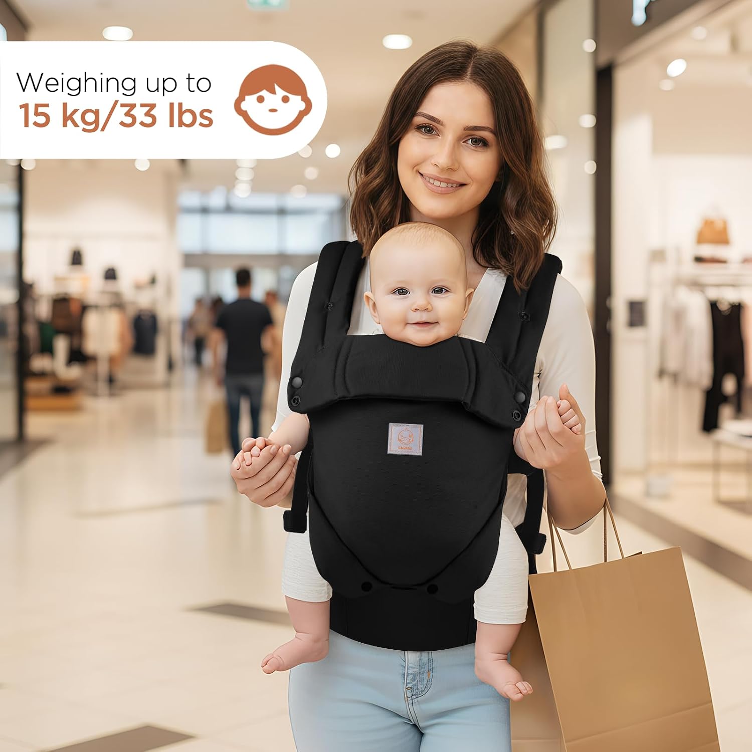 Thumbnail 1 de GAGAKU Babytrage 3,2–15 kg