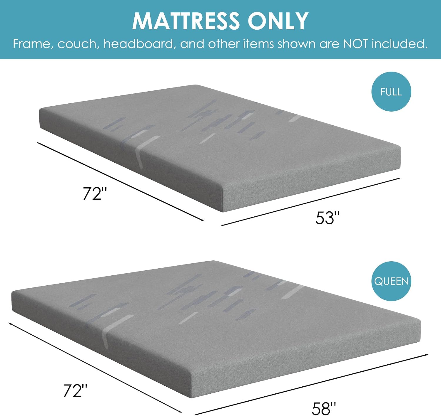 Detalle 2 de Wellynap Sofa Bed Mattress, 4-Inch