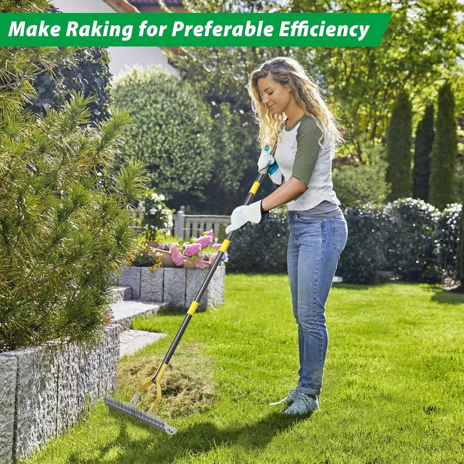Thumbnail 5 de Thatch Rake 71-inch stainless dethatcher for lawn
